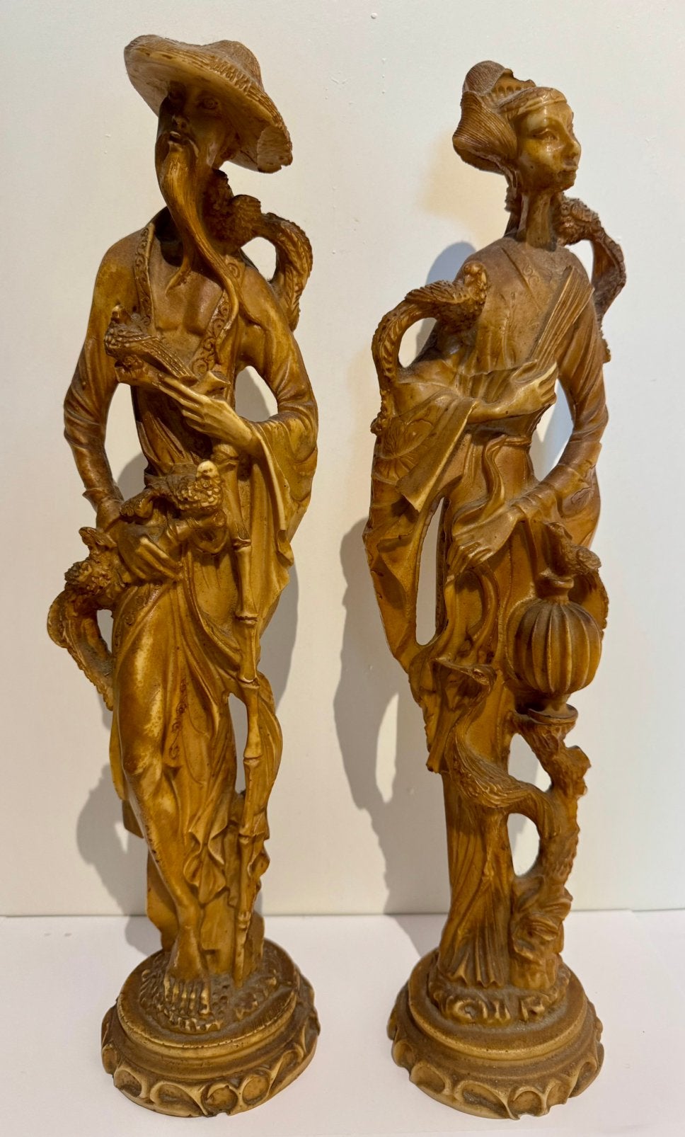 Aziatische beelden, Ophalen of Verzenden, 20 - 50 cm, Scène, Beeld
