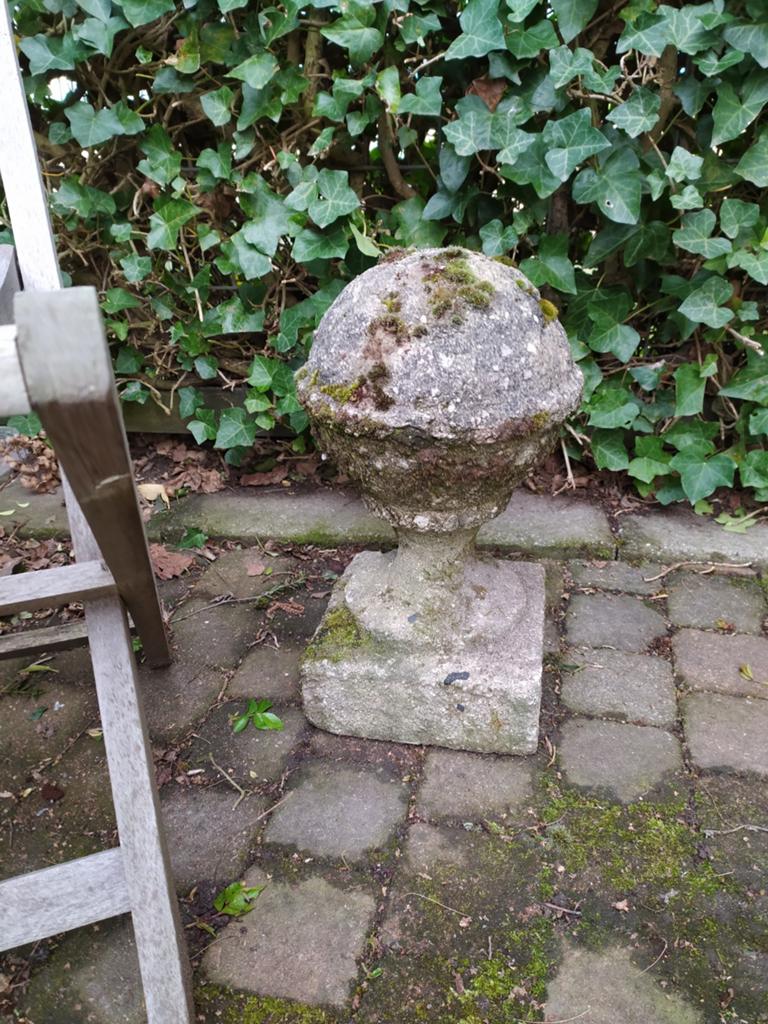 Groot antiek betonnen ornament, heel apart ding, plekje ??, Ophalen, Overige typen