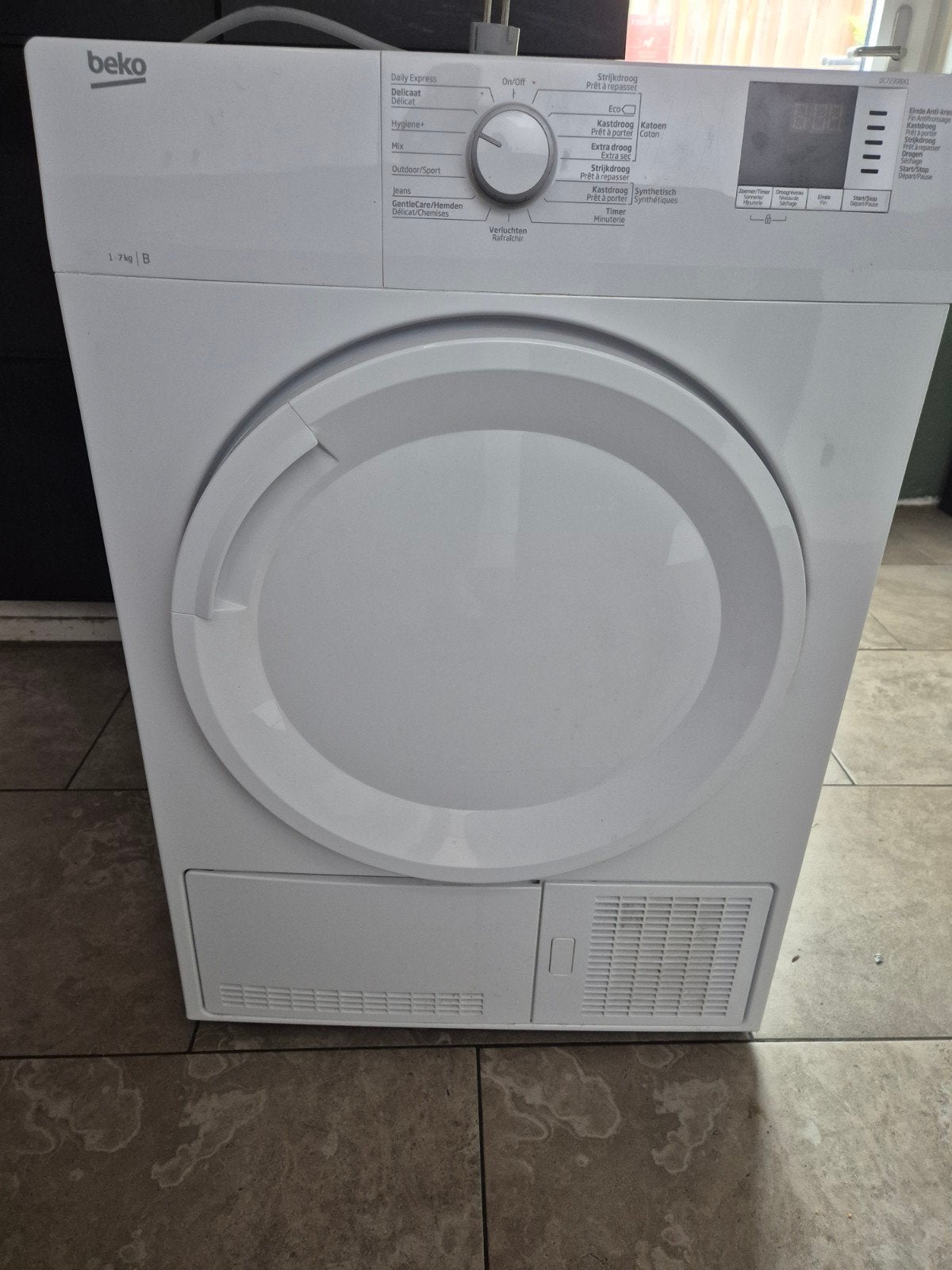 Beko droger, defect, Witgoed en Apparatuur, 6 tot 8 kg, Ophalen, Condens, 85 tot 90 cm