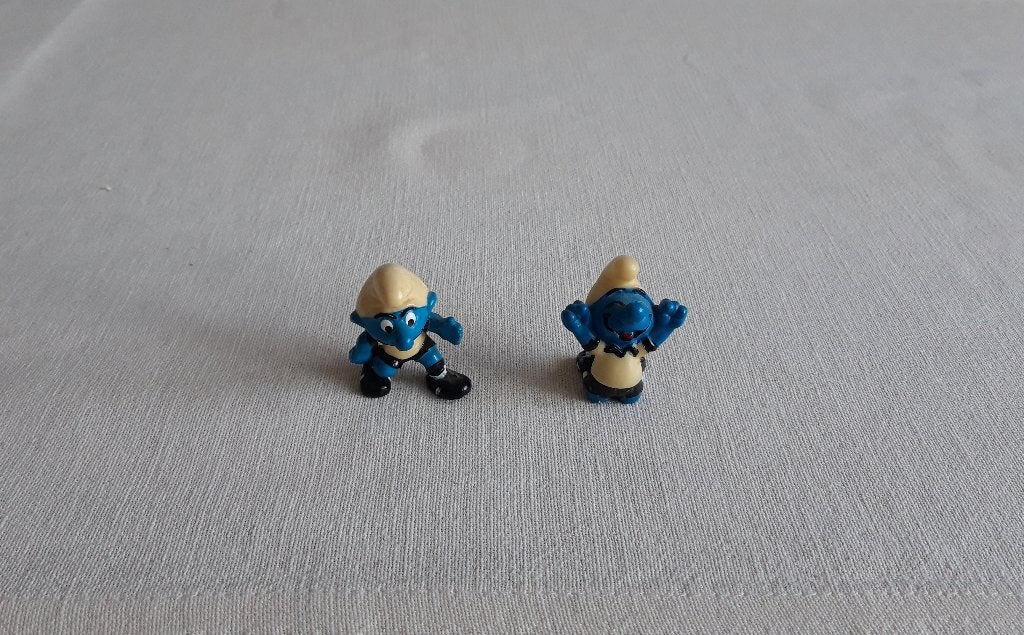 Smurfen poppetjes Voetbalsmurfen Ferrero, Verzamelen, Ophalen of Verzenden, Gebruikt, Verschillende Smurfen, Poppetje, Figuurtje of Knuffel