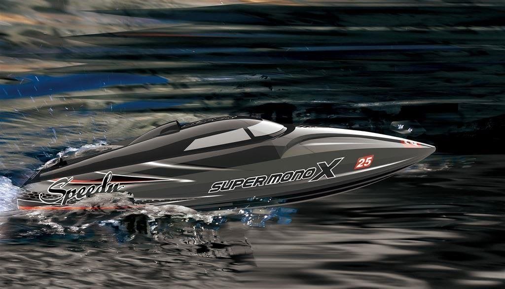 RC speedboot Super mono brushless 45 km/u 2,4 GHz 42cm RTR, Hobby en Vrije tijd, Ophalen of Verzenden, Nieuw