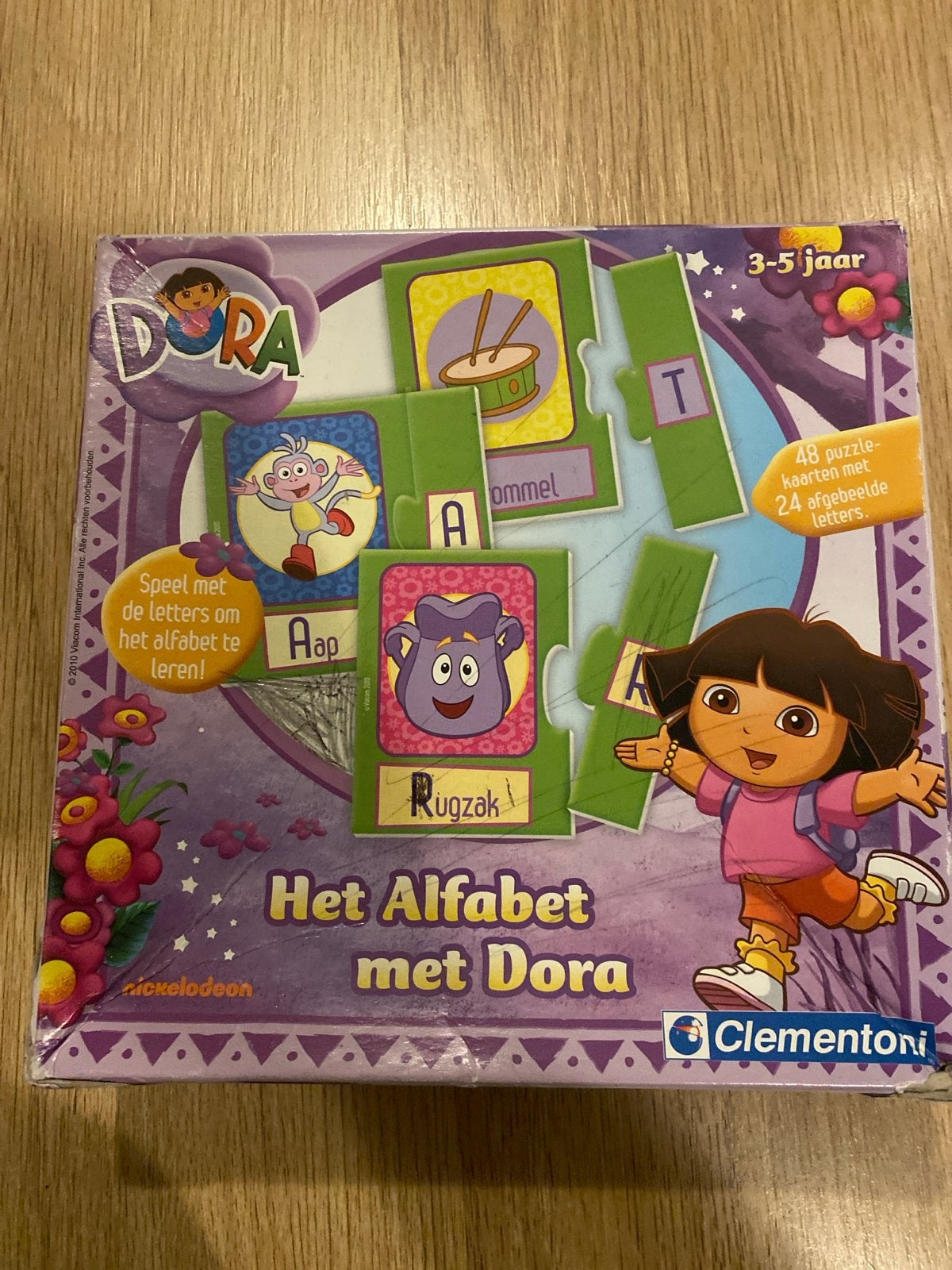 Dora Het Alfabet met Dora - Educatief Puzzelspel, Ophalen of Verzenden, Zo goed als nieuw, Puzzelen