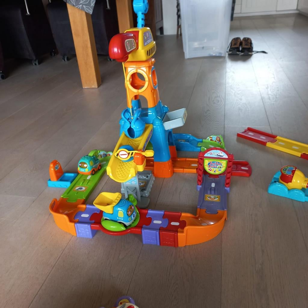 Bouwplaats Vtech inclusief 3 auto's, Kinderen en Baby's, Speelgoed | Vtech, Ophalen, Gebruikt, 2 tot 4 jaar