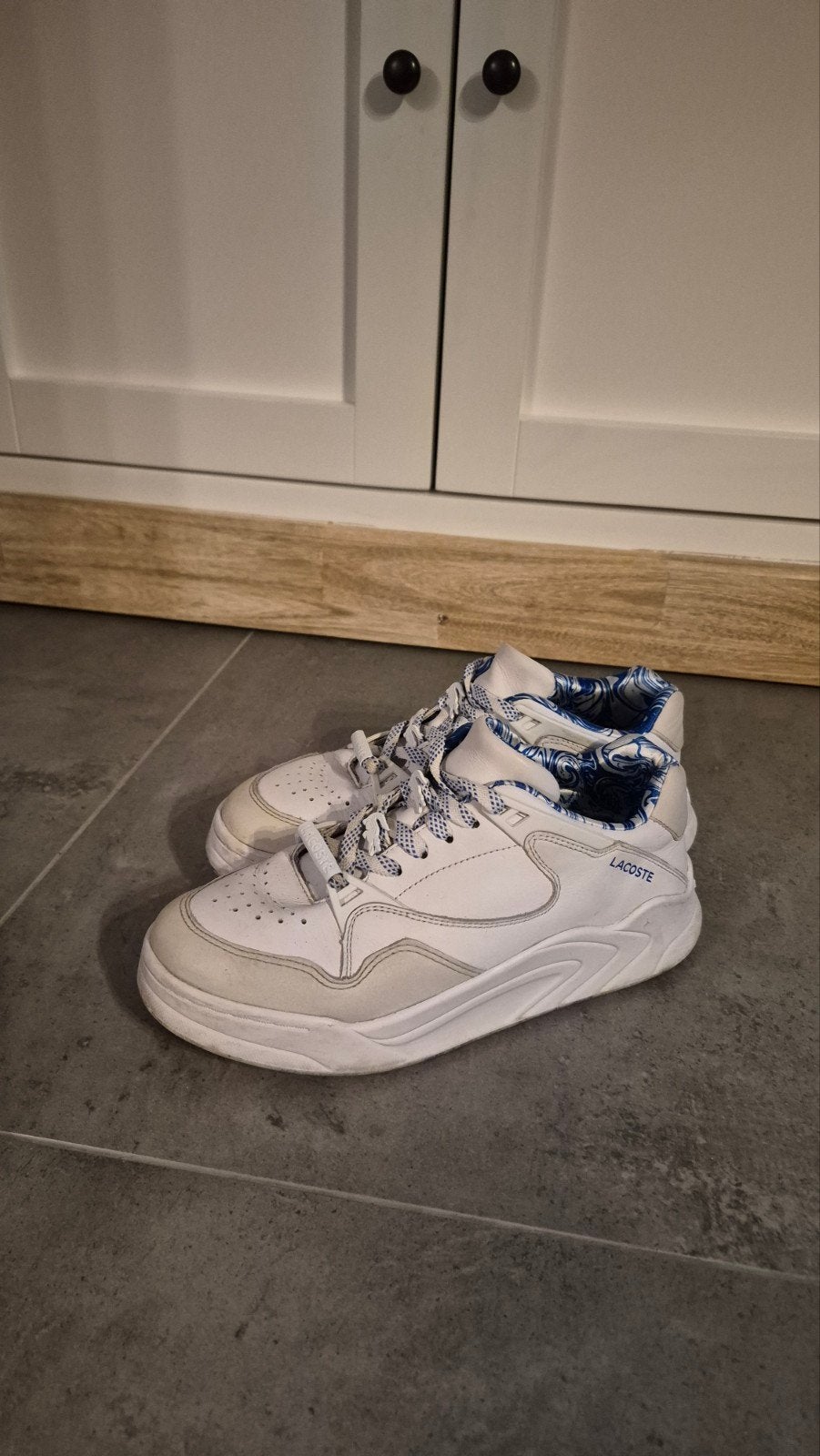 Lacoste Sneakers Maat 38 - Prima Staat, Wit, Ophalen of Verzenden, Sneakers of Gympen, Lacoste