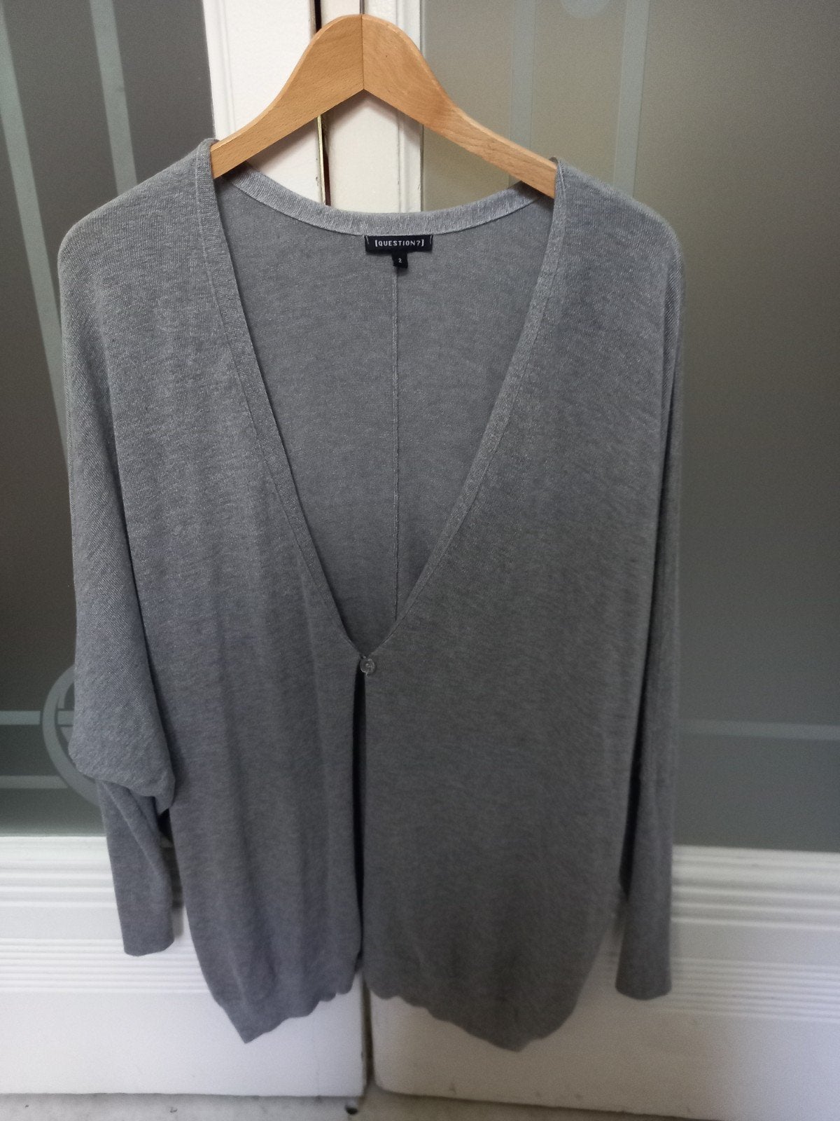 Casual grijs vest Question, maat 2/XL, Ophalen of Verzenden, Zo goed als nieuw, Maat 46/48 (XL) of groter, Grijs