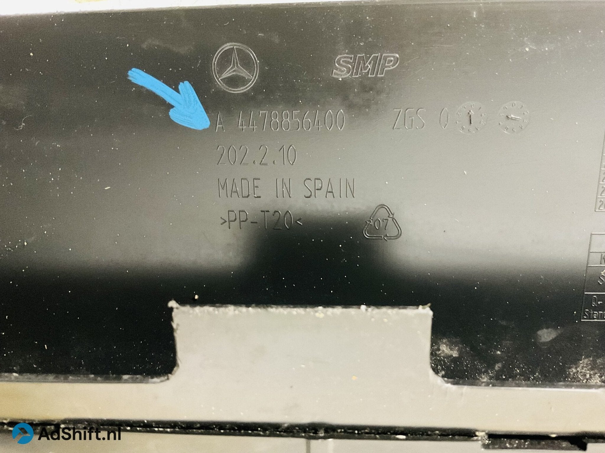 Onderplaat Mercedes V Klasse Viano W447 A4478856400 Bumperli
