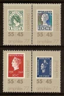 Nederland NVPH nr 1137a/40a postfris Amphilex 1977, Ophalen of Verzenden, Na 1940, Postfris