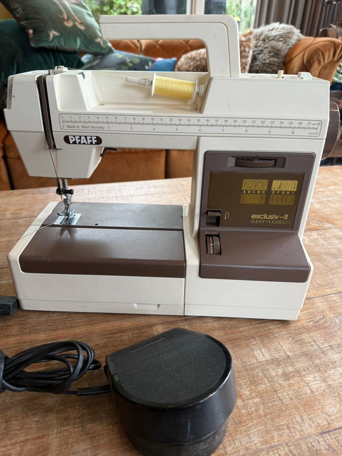 Pfaff Exclusiv-II naaimachine, Ophalen of Verzenden, Zo goed als nieuw, Naaimachine, Pfaff