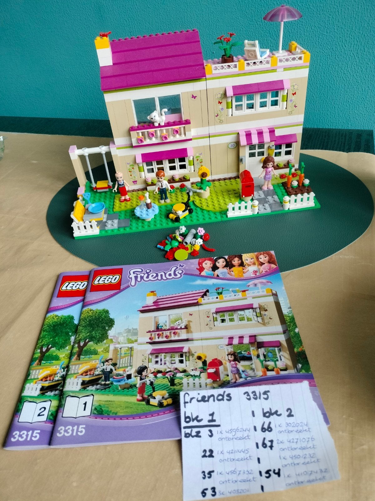 LEGO Friends Heartlake Winkelcentrum (3315), Ophalen of Verzenden, Zo goed als nieuw, Overige merken