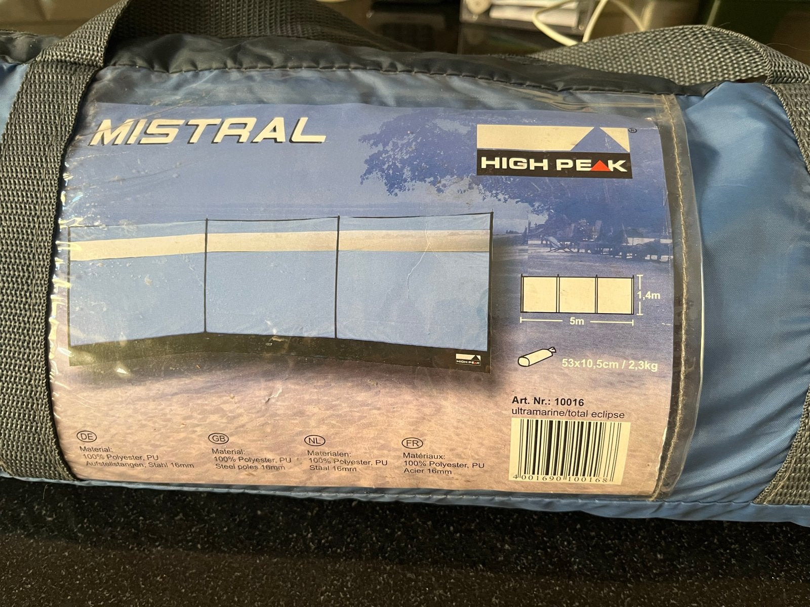 High Peak Mistral windscherm - nieuw in verpakking, Ophalen of Verzenden, Nieuw