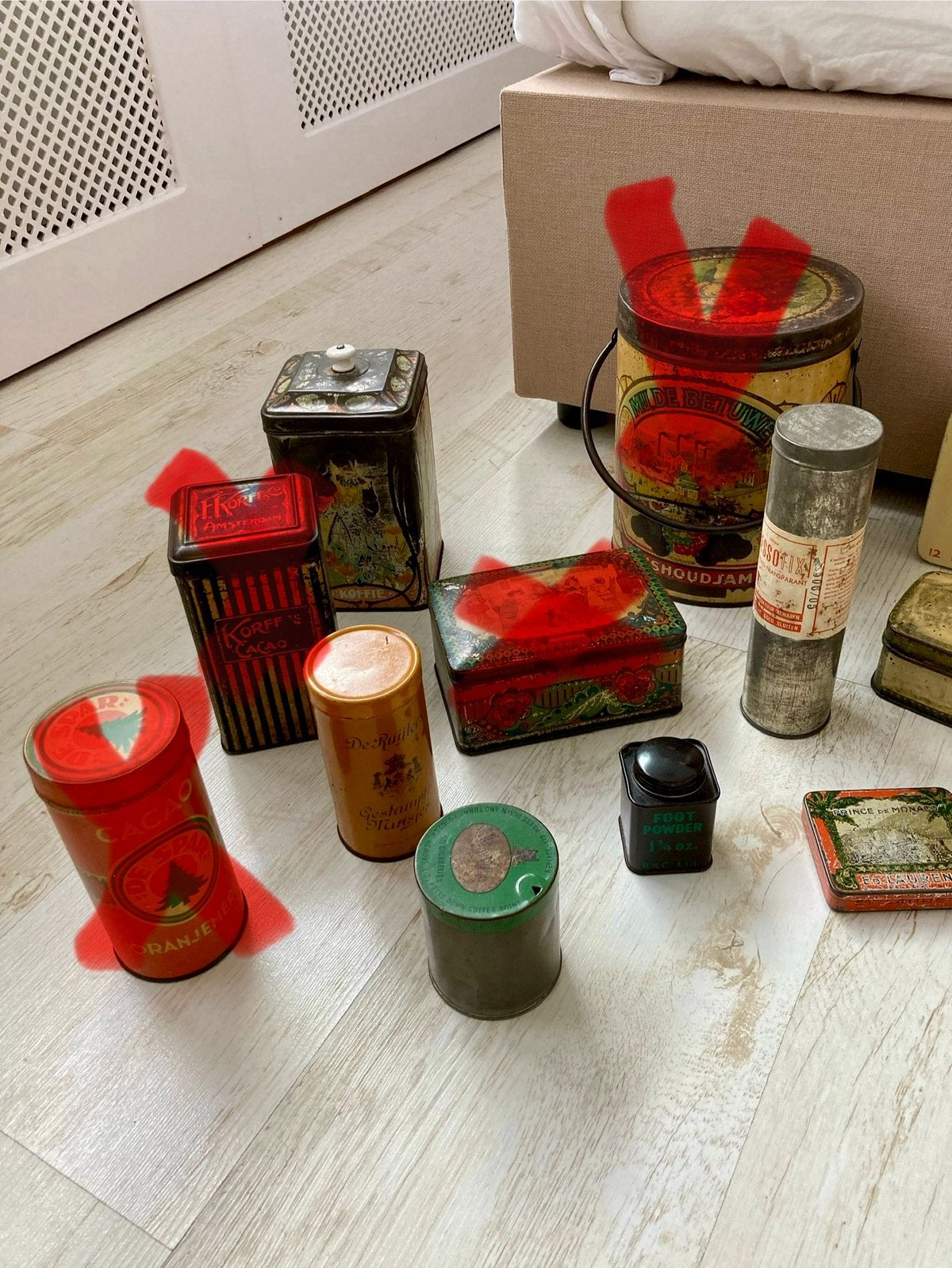 Oude blikken uit grootmoeders tijd, Antiek en Kunst, Ophalen of Verzenden