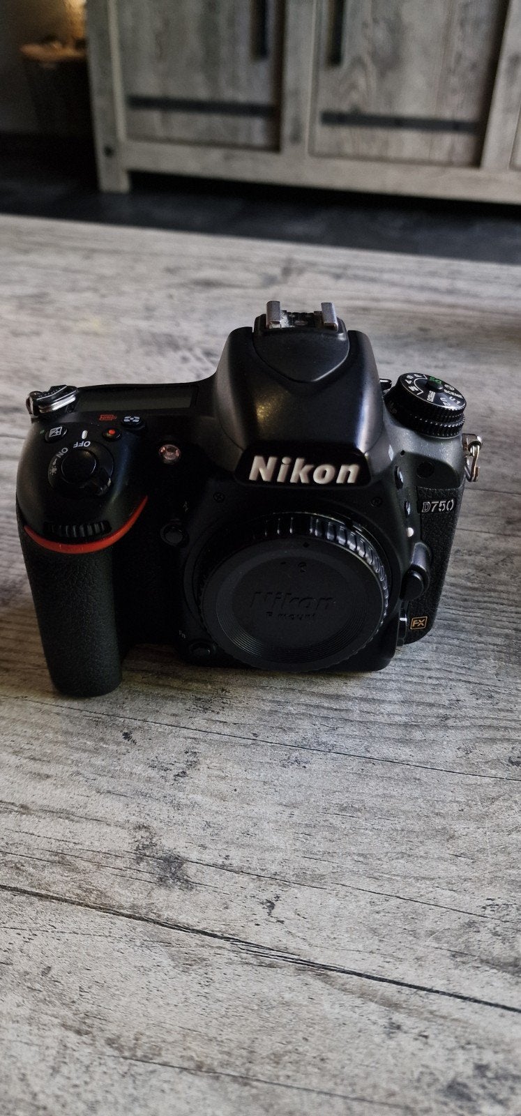 Nikon D750 body 34k clicks, Gebruikt, Spiegelreflex, Geheugenkaart, Ingebouwde flitser