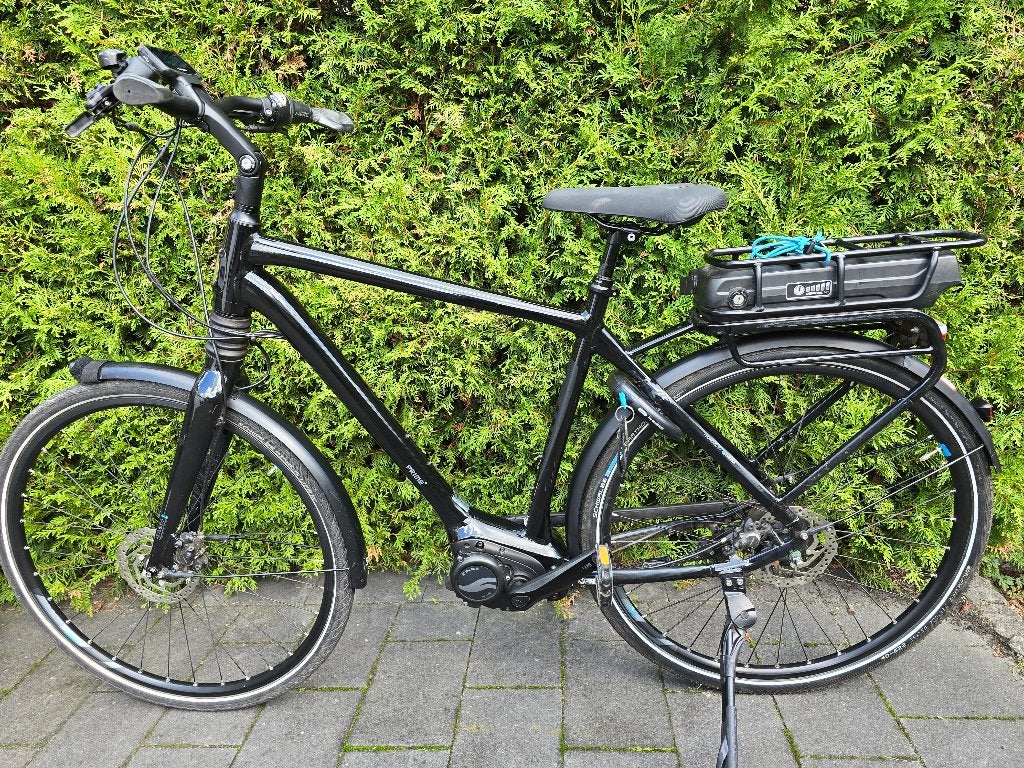 Giant Prime E+ 3 GTS Heren – Maat L – Black Gloss – 4.787 km, Ophalen, Gebruikt, Giant, 59 cm of meer