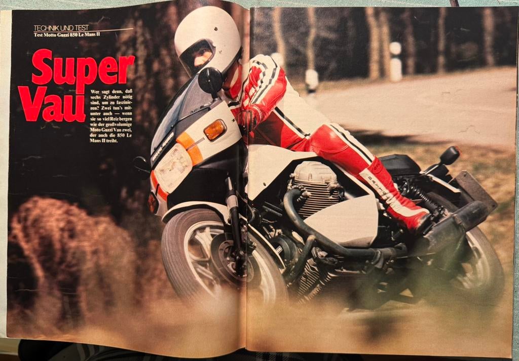 Test 1979 Moto Guzzi Le Mans 2, Ophalen of Verzenden, Zo goed als nieuw, Motoren