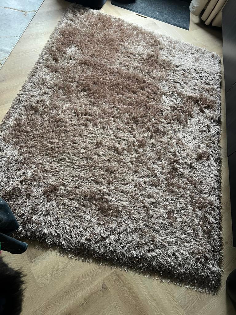 Gamma Surya Vloerkleed Ultra Soft Bruin brons 160x230CM, Ophalen, Bruin, 150 tot 200 cm, 200 cm of meer