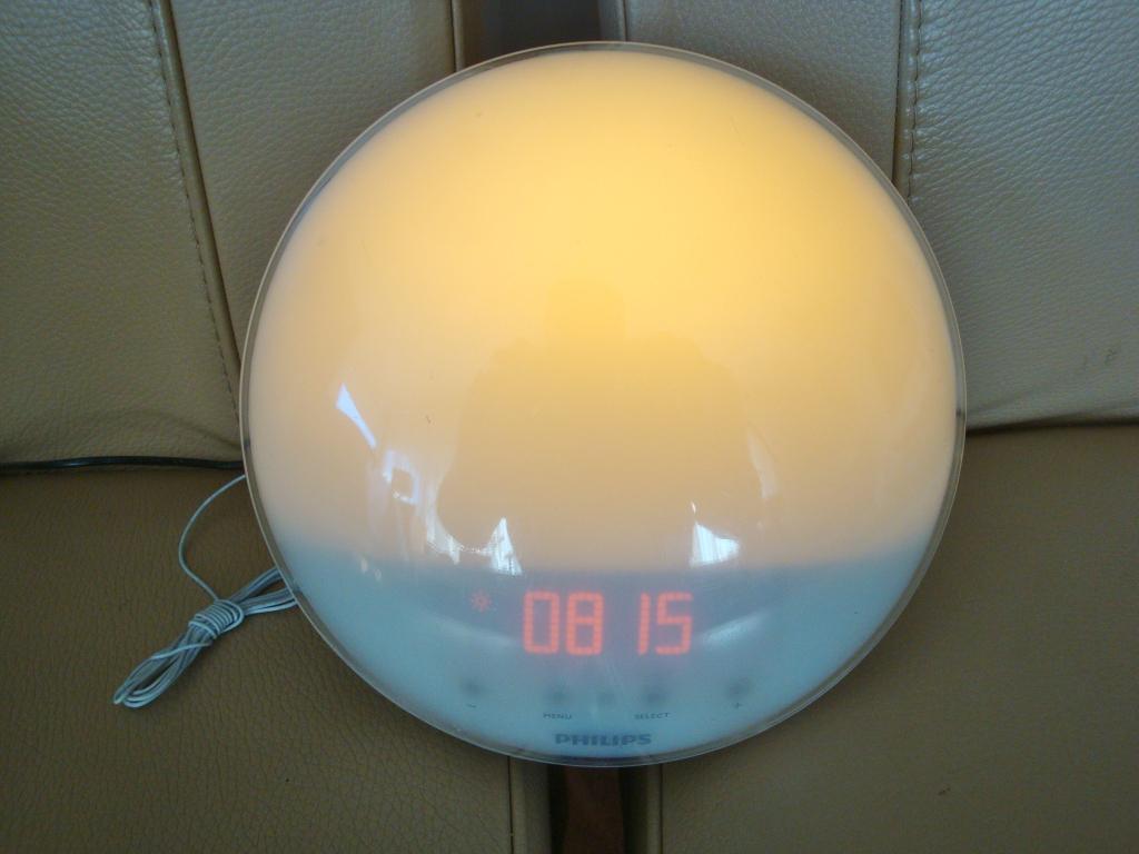 Philips Wake-Up Light HF3520 radio lamp, Ophalen of Verzenden, Gebruikt, Digitaal