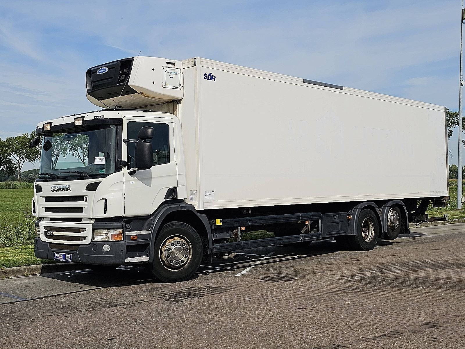SCANIA P280 6x2*4 eev carrier, Auto's, Automaat, Euro 5, Scania, Wit