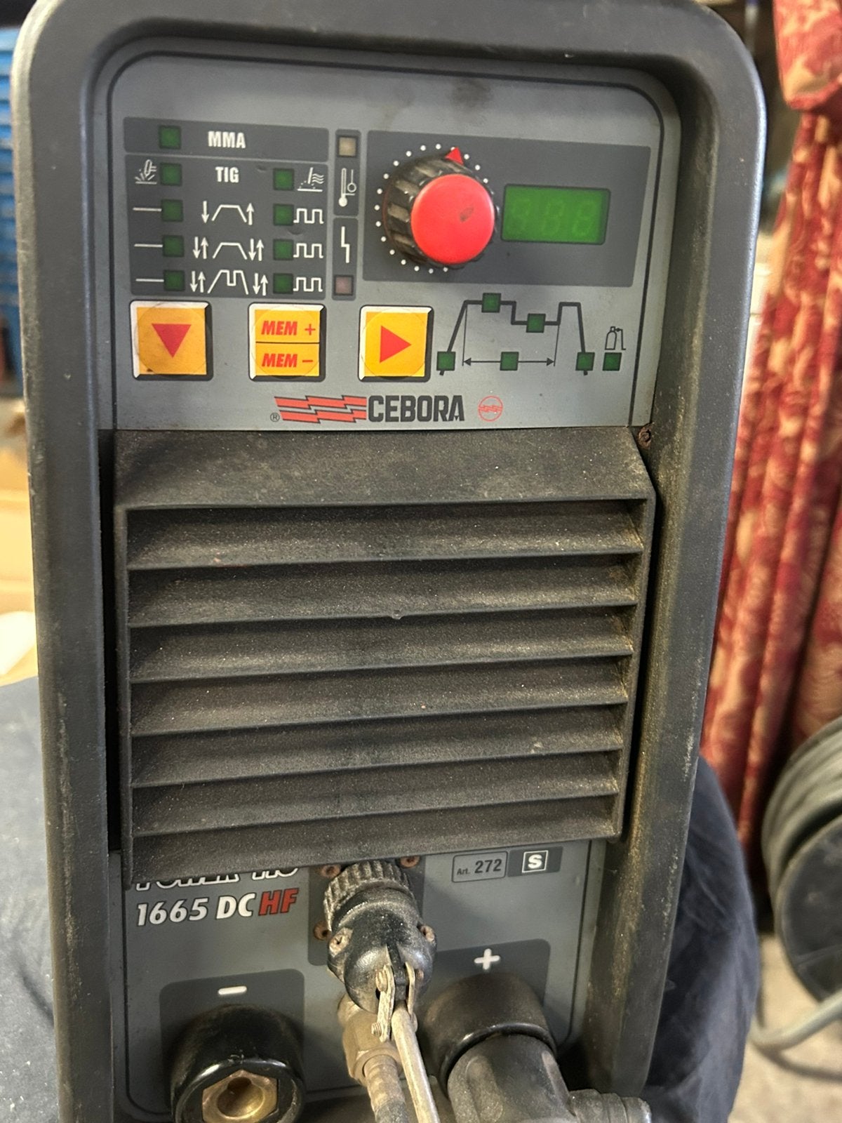 Cebora Tig lasapparaat 1665 dc hf, Ophalen, Gebruikt, 150 tot 250 ampère, Tig
