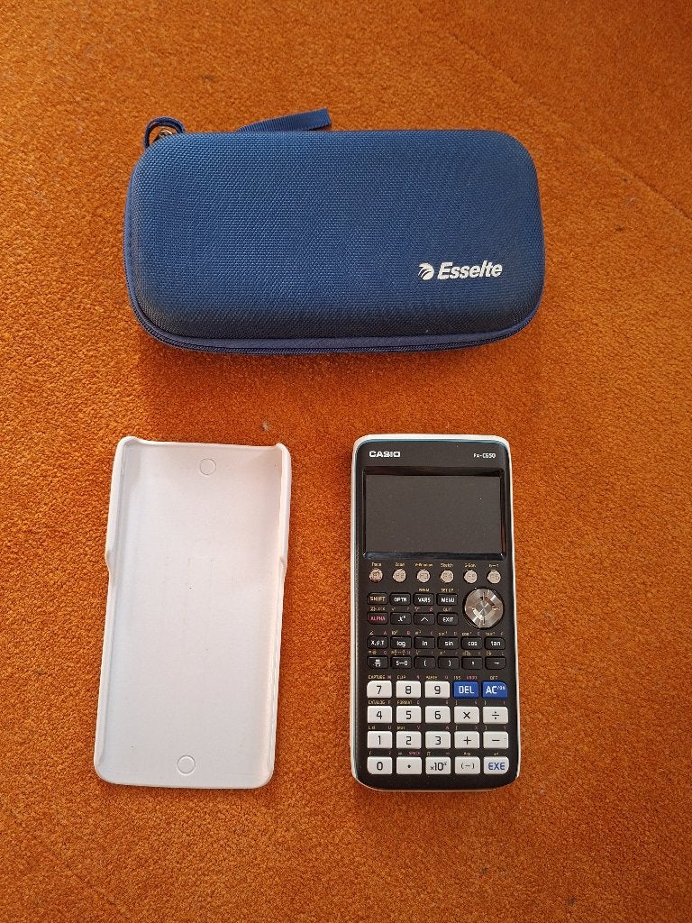 Casio fx-CG50 Rekenmachine inclusief beschermhoes, Ophalen of Verzenden, Grafische rekenmachine, Gebruikt