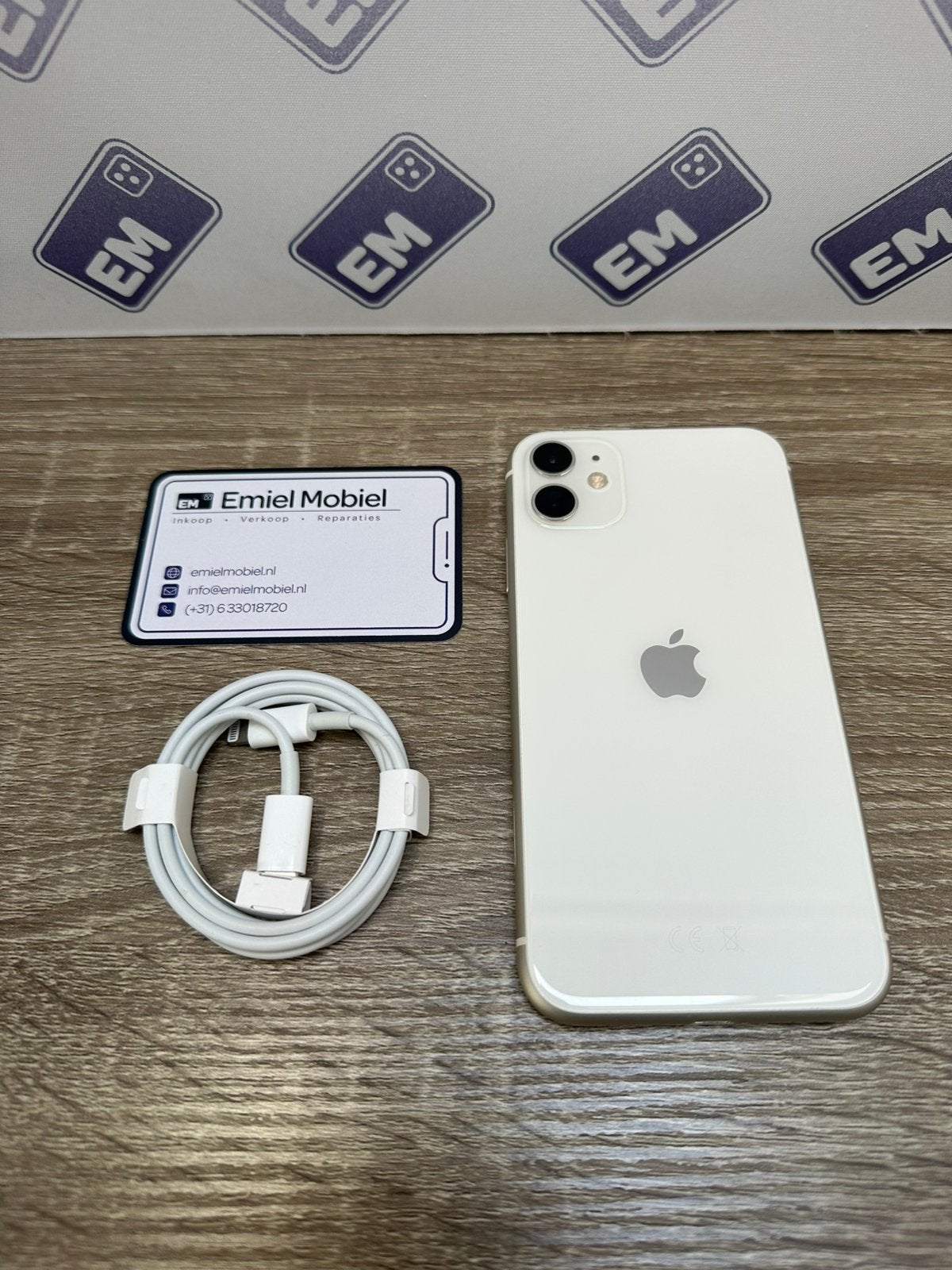 iPhone 11 - 64GB / batterij 100% / garantie, Telecommunicatie, Wit, Zo goed als nieuw, 64 GB, Zonder simlock