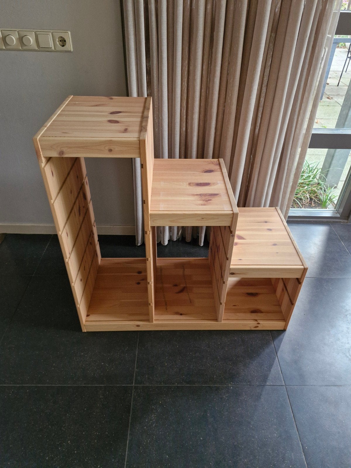 Ikea trofast grenen  opbergrek / trapkastje, Ophalen, Zo goed als nieuw