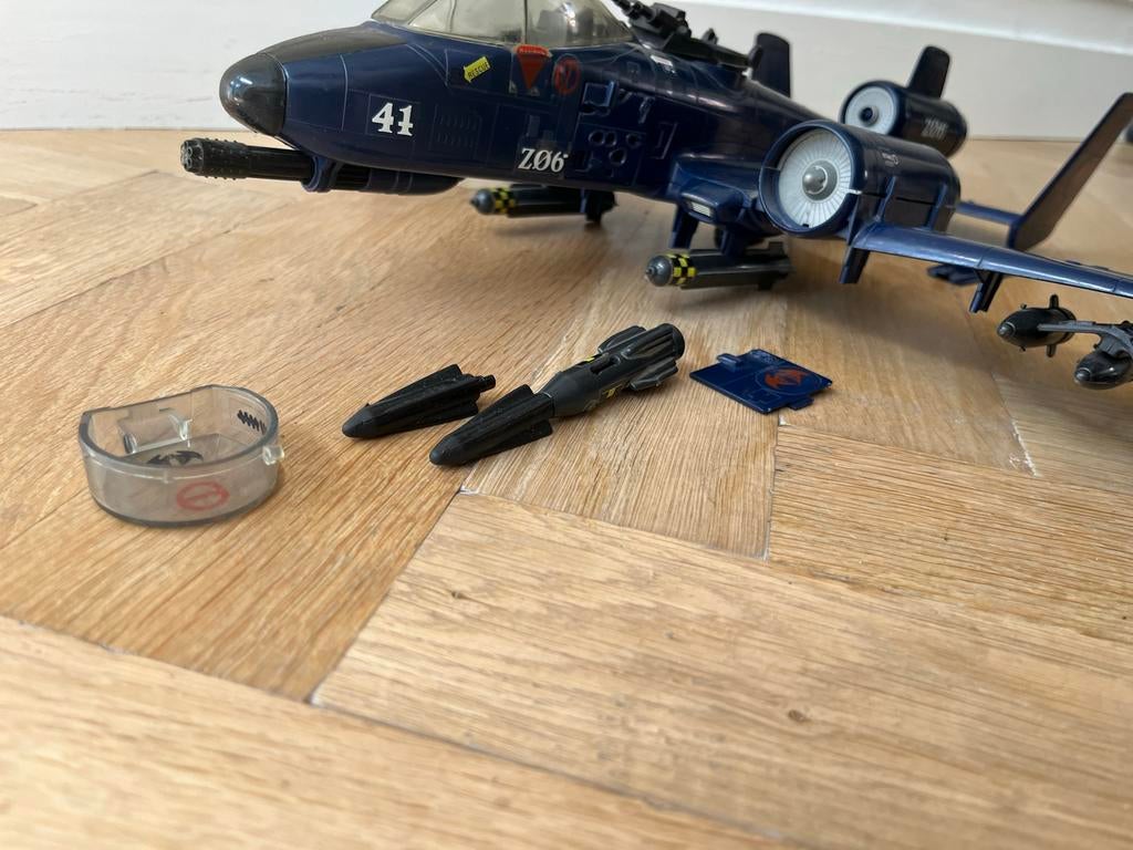 Vintage G.I. Joe Cobra Rattler Vliegtuig (1986), Kinderen en Baby's, Speelgoed | Actiefiguren, Ophalen of Verzenden, Gebruikt