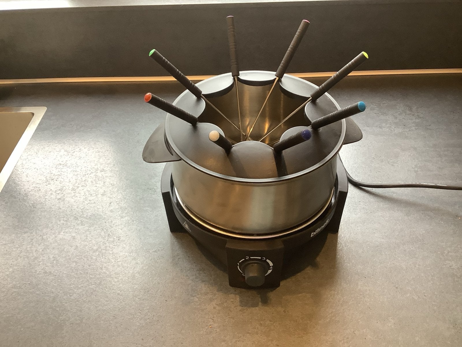 Bifinett Elektrische Fondue Set - Zo goed als nieuw, Ophalen, Zo goed als nieuw