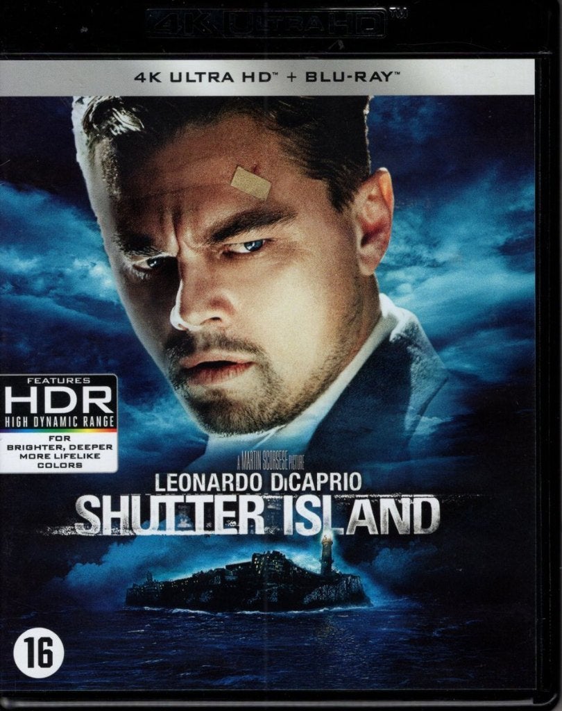 Shutter Island - 4K + Blu-ray (2010) - IMDb 8.2 - NL uitgave, Cd's en Dvd's, Blu-ray, Verzenden, 4K Ultra HD Blu-ray, Zo goed als nieuw