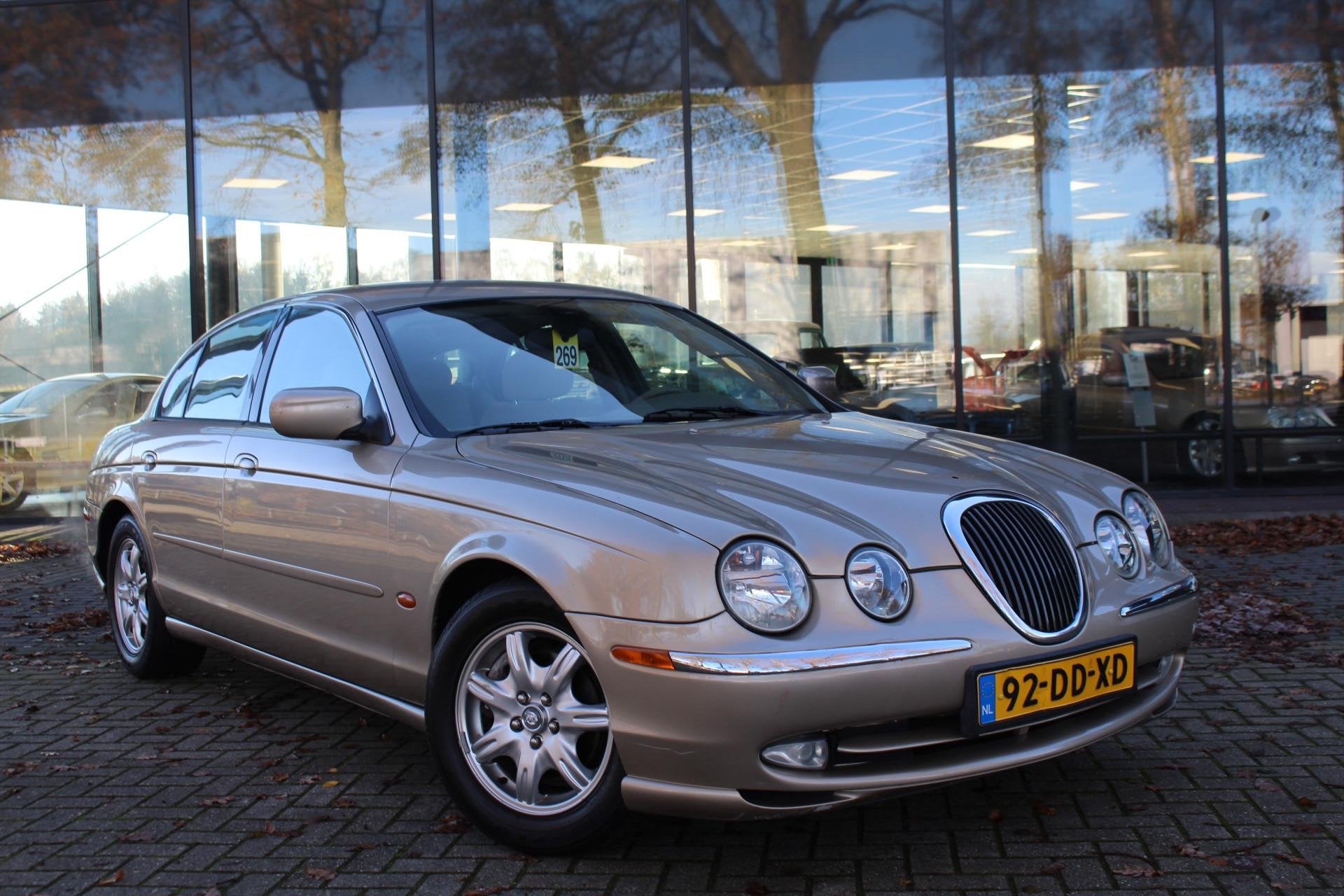 Jaguar S-Type 3.0 V6 NIEUWE APK! NETTE AUTO, 238 pk, Beige, Beige, Origineel Nederlands