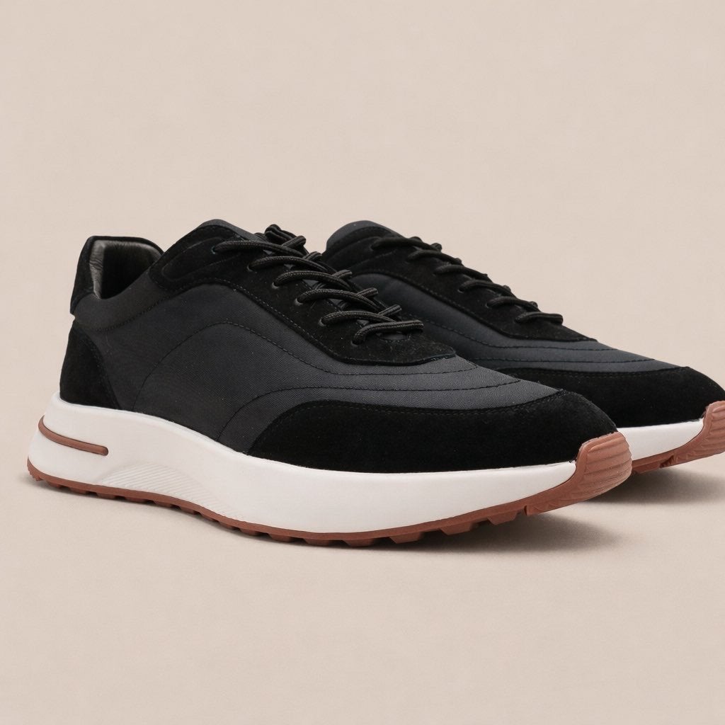 Loro Piana Week End Walker Black, Kleding | Heren, Ophalen of Verzenden, Nieuw, Zwart, Sneakers of Gympen