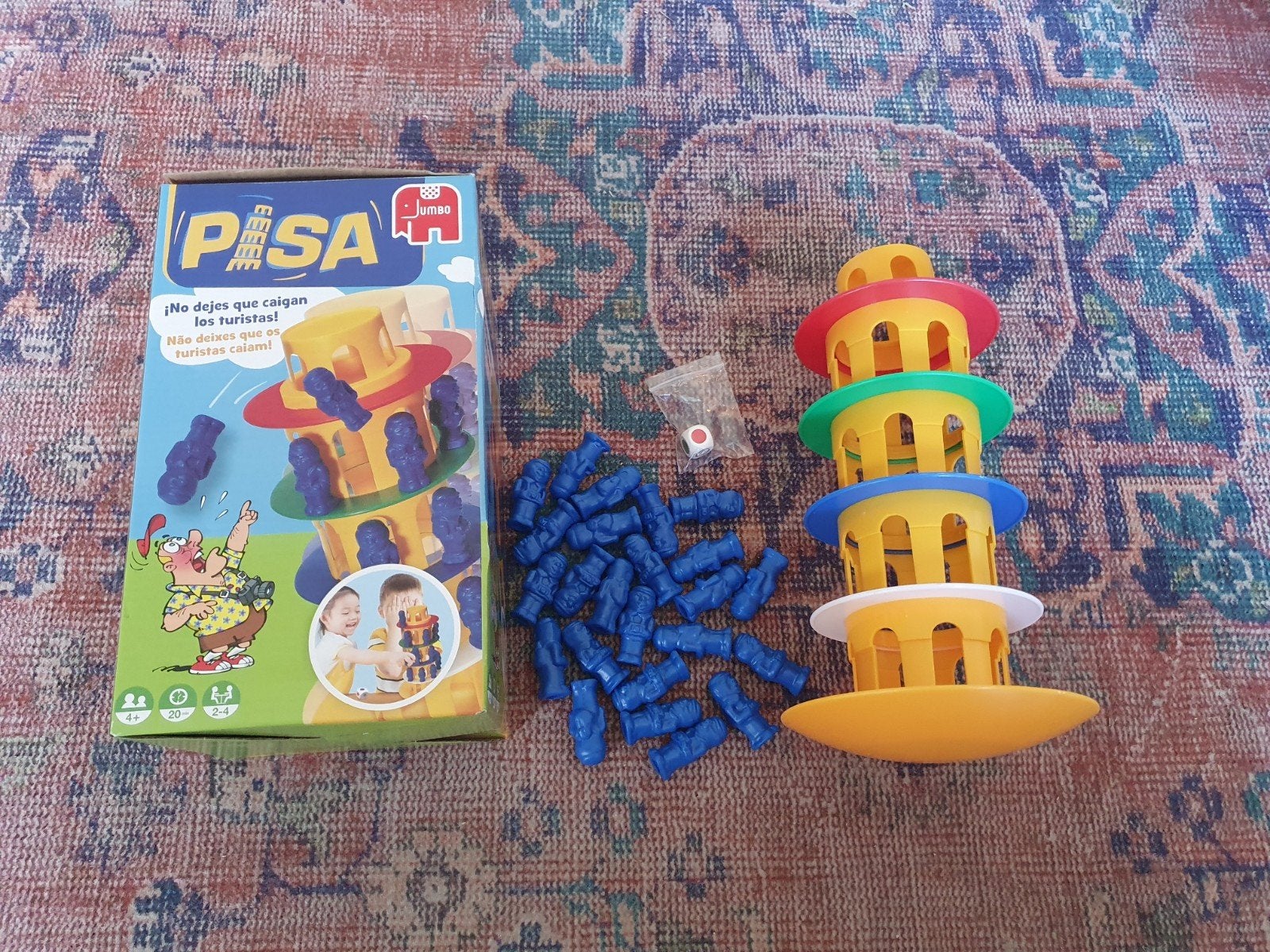 Zgan! Spel toren van Pisa!, Hobby en Vrije tijd, Gezelschapsspellen | Overige, Verzenden, Zo goed als nieuw
