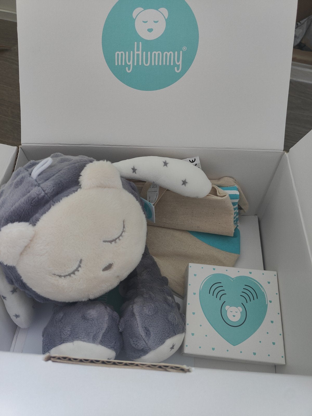 MyHummy Slaapknuffel met Hartslaggeluid - Nieuw in doos, Overige merken, Met geluid, Overige karakters, Overige typen