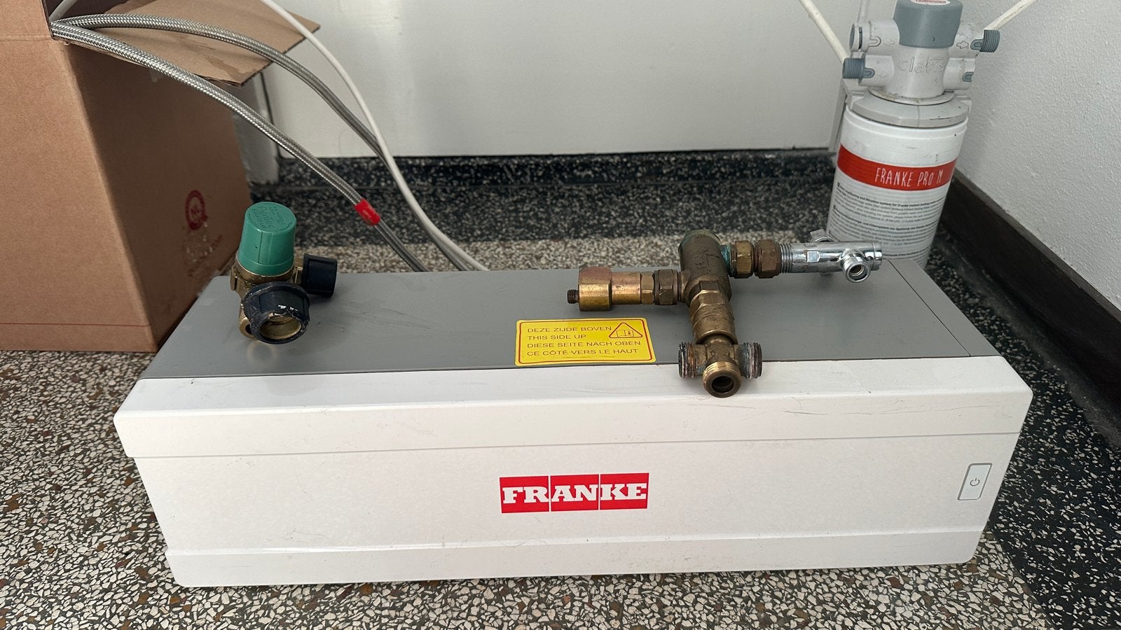 Franke kokend waterkraan - complete set (boiler defect), Zilver, Ophalen of Verzenden, Metaal, Overige merken