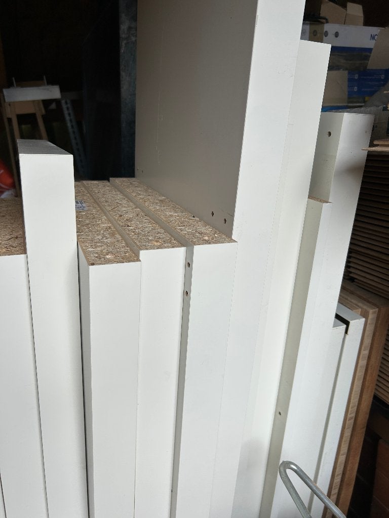 IKEA KALLAX Vakkenkast Wit – 25 Vakken (5X5), Met plank(en), Gebruikt, ., 150 tot 200 cm