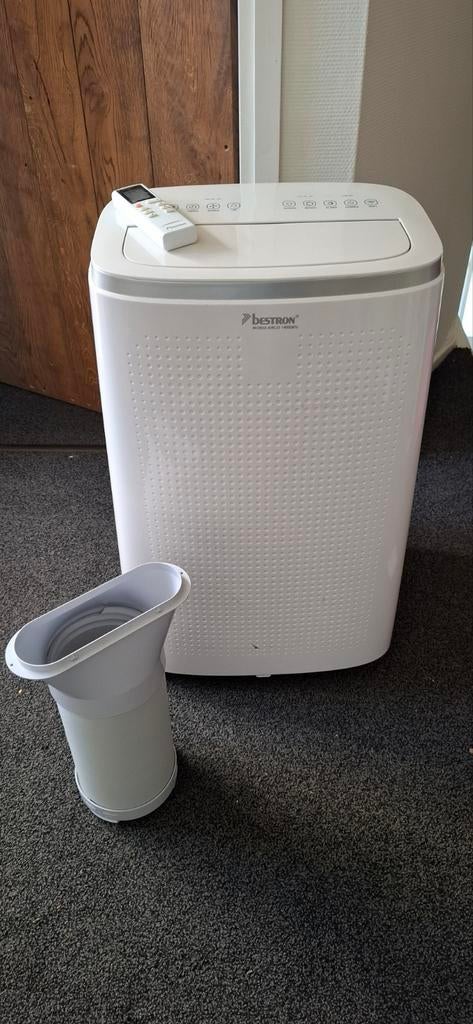 Bestron mobiele airco 14000 BTU Label A : t/m 50 - 55m2, Ophalen, Minder dan 60 m³, 3 snelheden of meer, Zo goed als nieuw