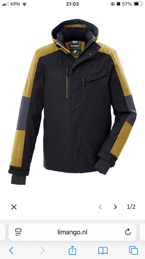Ski jas winterjas killtec, Maat 48/50 (M), Zwart, Nieuw, Ophalen of Verzenden