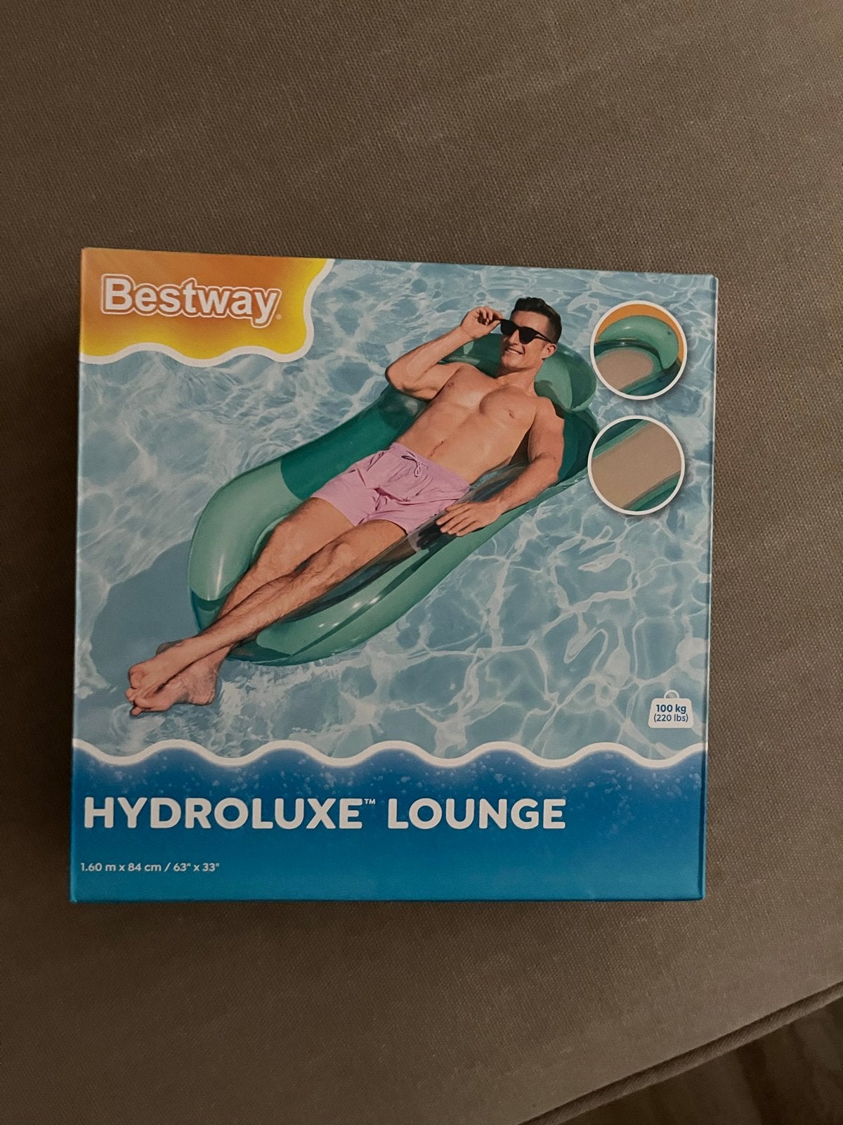 Bestway Hydroluxe Lounge - Opblaasbaar Zwembad Ligbed, Ophalen of Verzenden, Nieuw