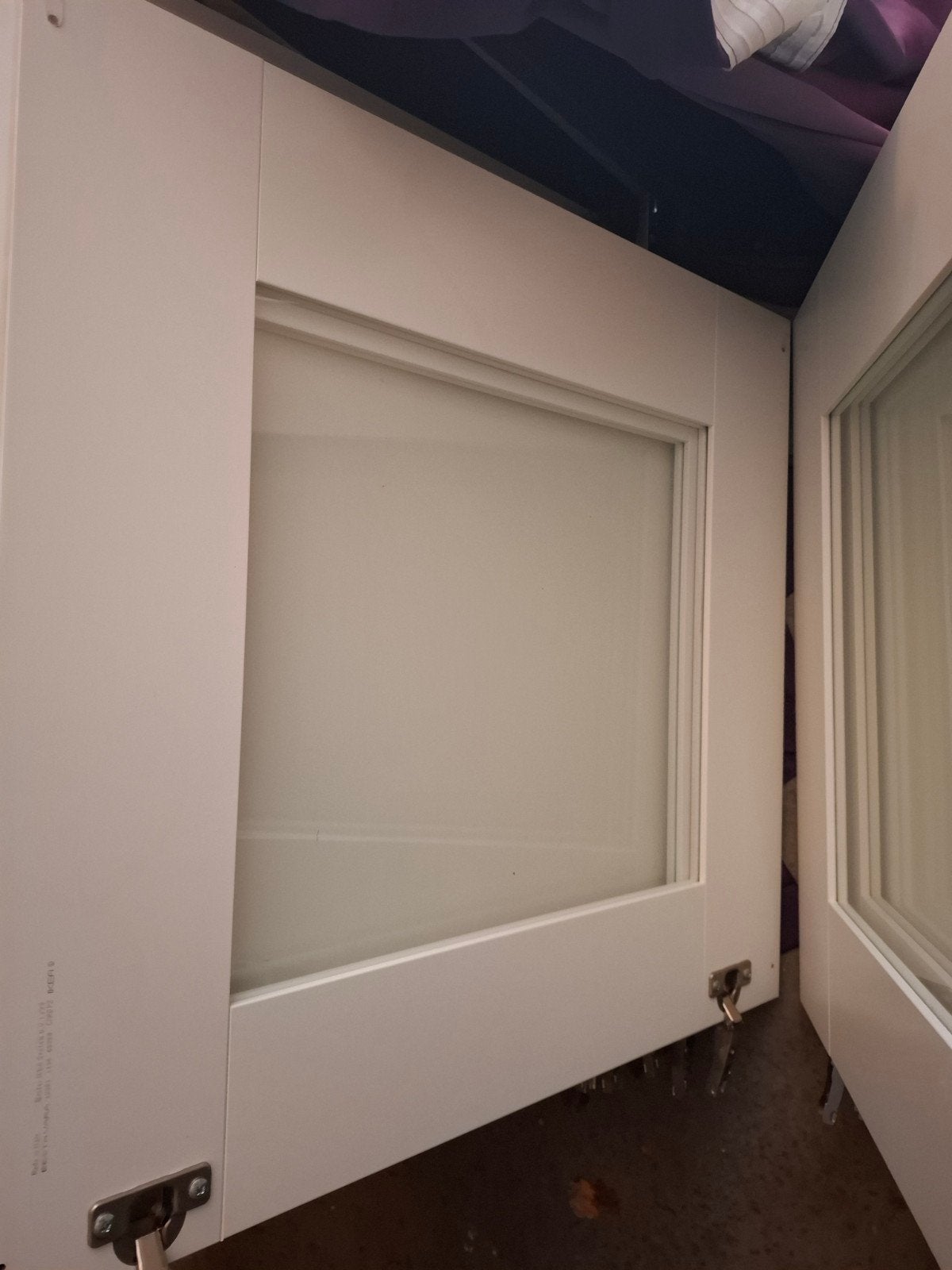 IKEA besta kast deurtjes, wit met helder glas (8x) en witte, Ophalen, Gebruikt