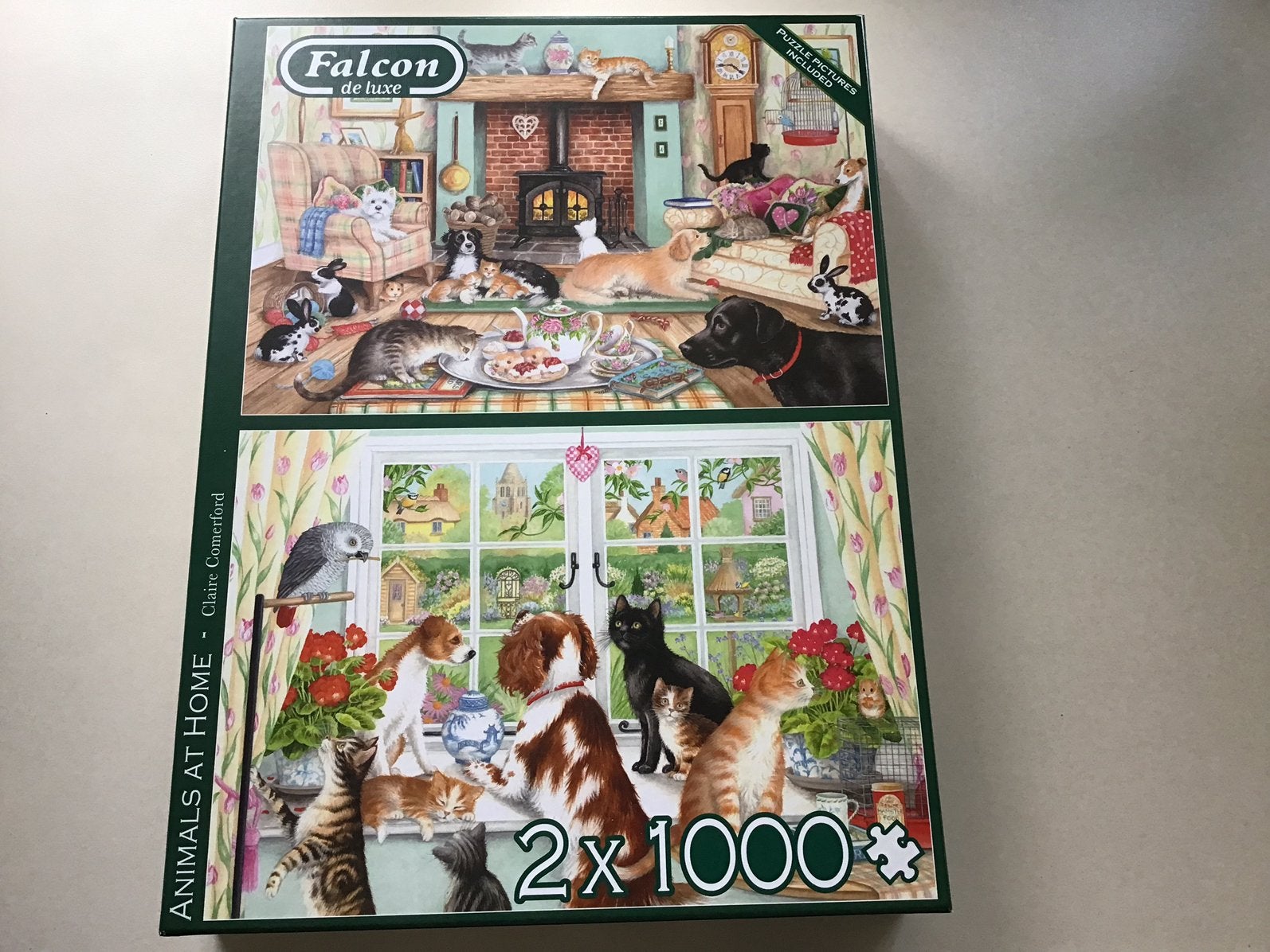 2 Falcon puzzels., Ophalen, 500 t/m 1500 stukjes, Zo goed als nieuw