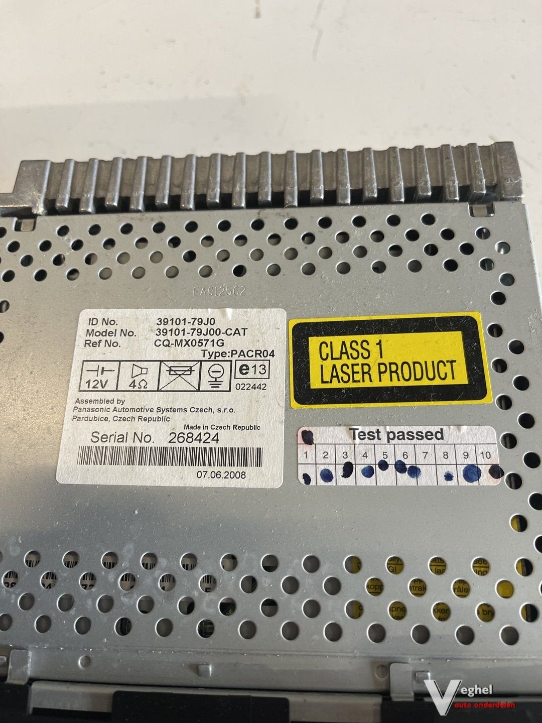 Fiat sedici 2008 Suzuki sx4 2008 radio cd, Ophalen of Verzenden, -, -, -