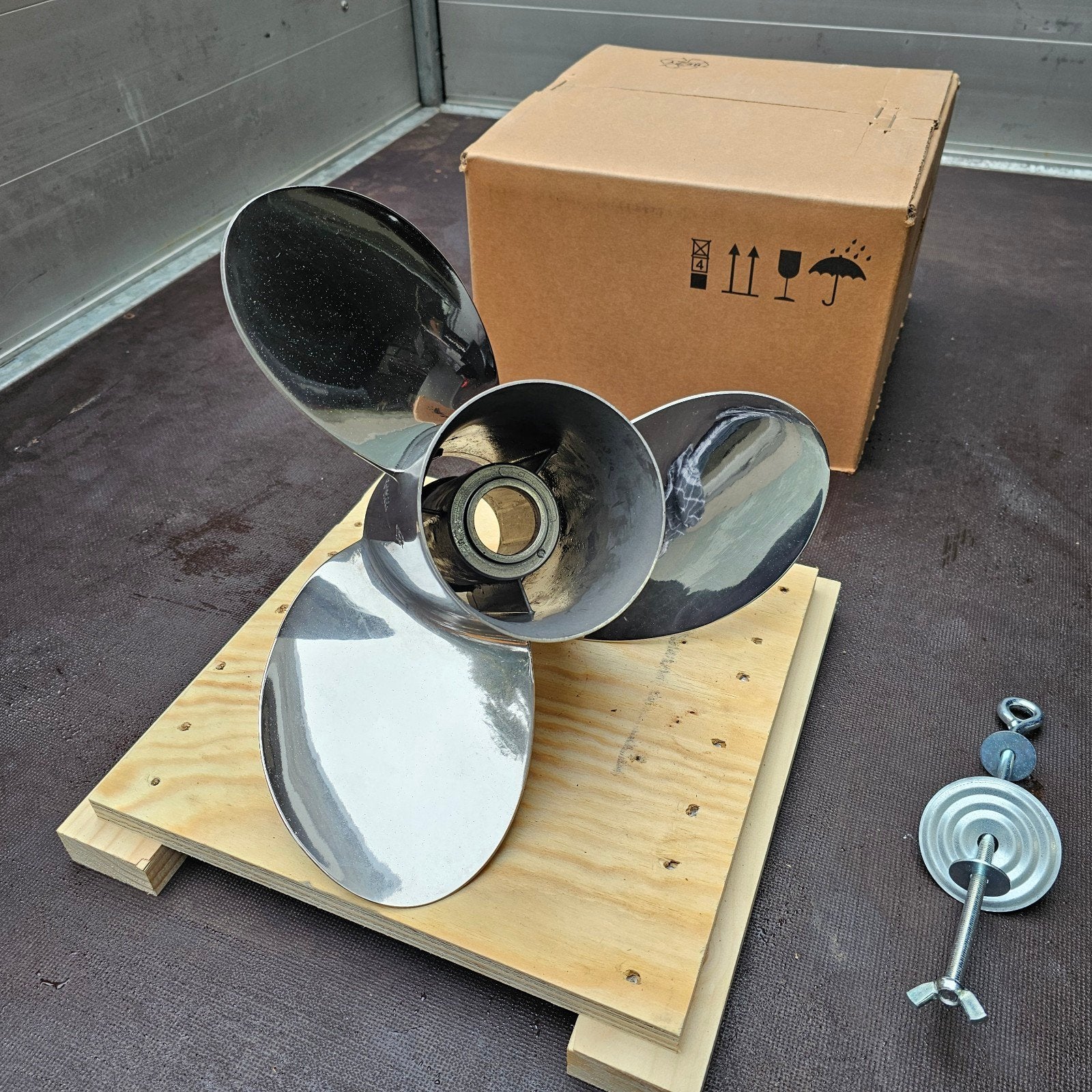 Mirage Plus 15 Pitch RVS propeller Schroef Mercruiser, Ophalen of Verzenden, Motor en Techniek