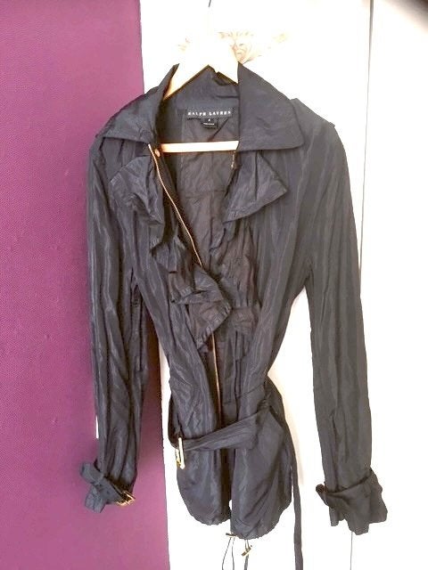 regenjasje Ralph Lauren, Maat 38/40 (M), Zwart, Ophalen of Verzenden, Zo goed als nieuw