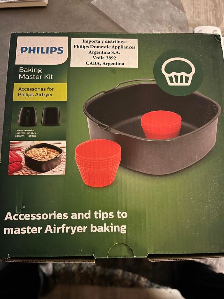 Phillips Baking kit inclusief muffin setje, Witgoed en Apparatuur, Airfryers, Ophalen of Verzenden, Nieuw