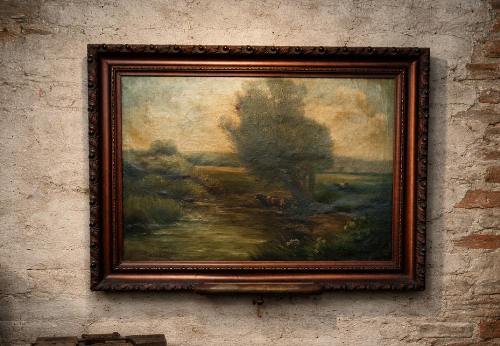 Antiek schilderij van Olbricht Munchen, Ophalen