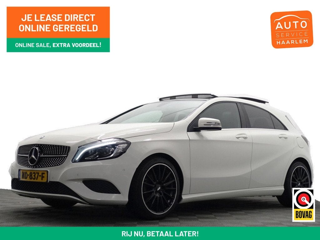 Mercedes-Benz A-Klasse 180 d AMG Night Edition Aut- Panorama, Auto's, 1325 kg, Gebruikt, 4 cilinders, Met garantie (alle)