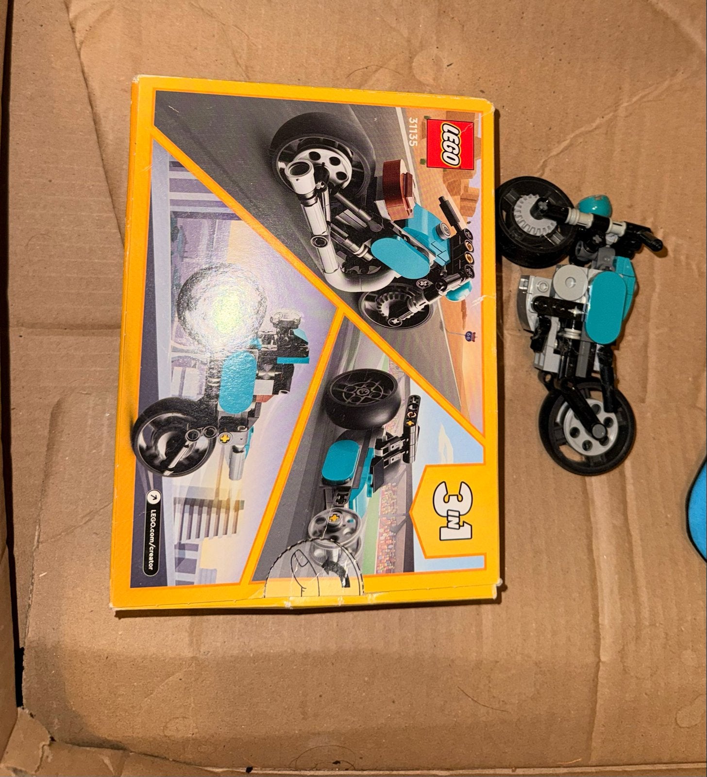 LEGO Creator 3-in-1 Motorfiets 31135, Ophalen, Gebruikt, Overige merken