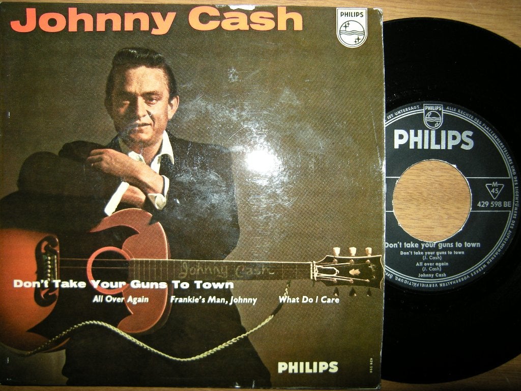 Johnny Cash (Don't take your guns to town) ep., 7 inch, Ophalen of Verzenden, Zo goed als nieuw, EP