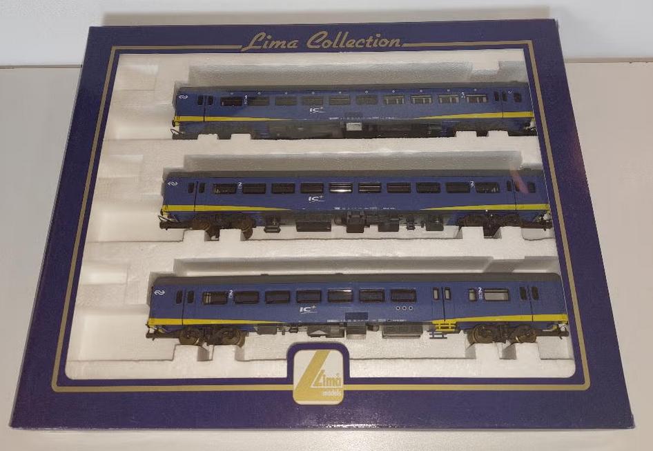 Lima H0 149824 - Set 3 met IC+ rijtuigen van de NS in ovp, Hobby en Vrije tijd, Modeltreinen | H0, Nieuw, Wagon, Wisselstroom