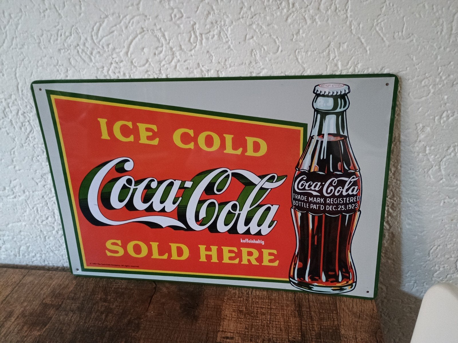 Coca Cola reclame bord, Ophalen of Verzenden, Reclamebord