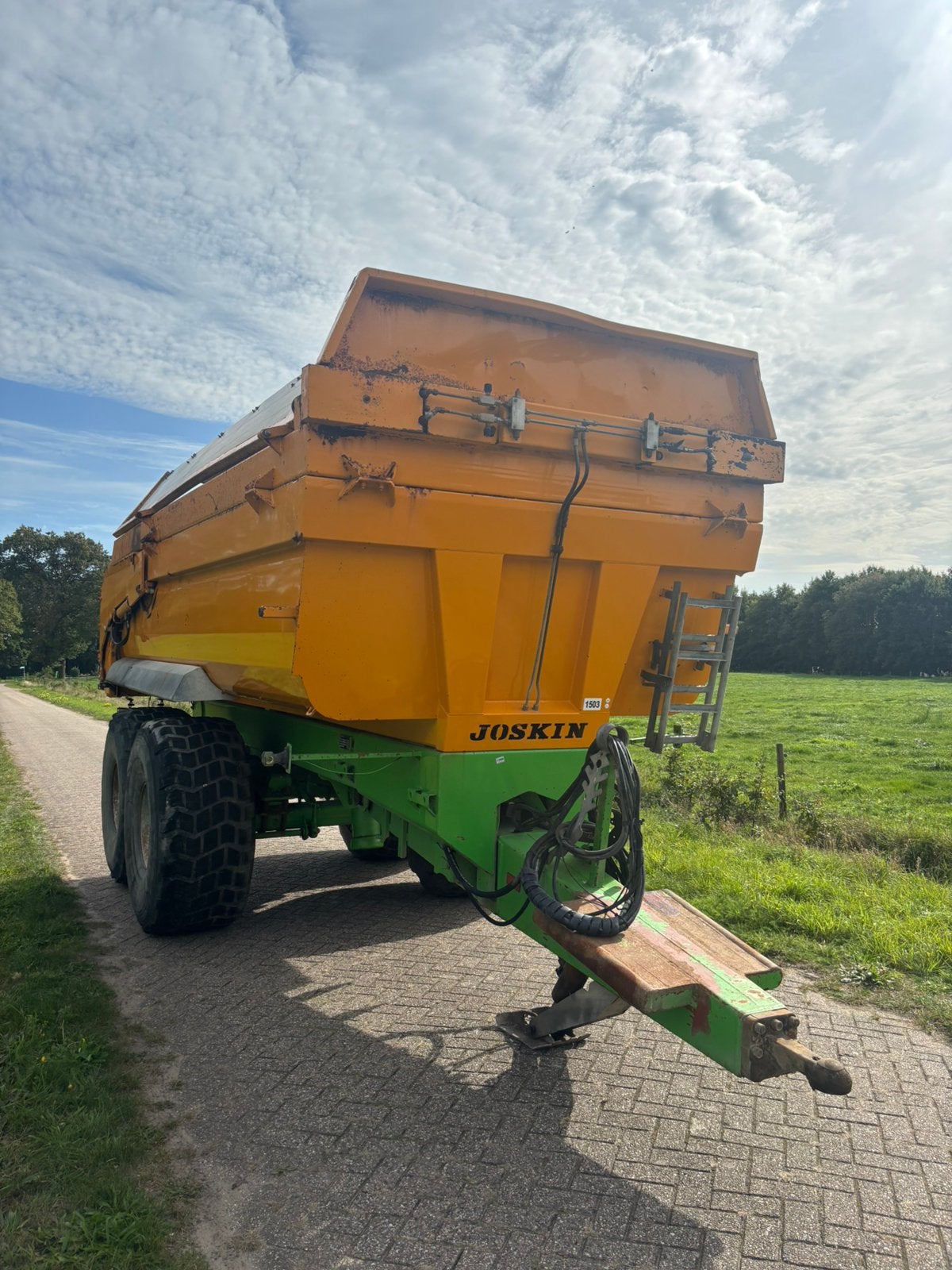 Joskin trans 22-45/50TP kipper grond dumper kieper met klep, Ophalen, Akkerbouw, Transport